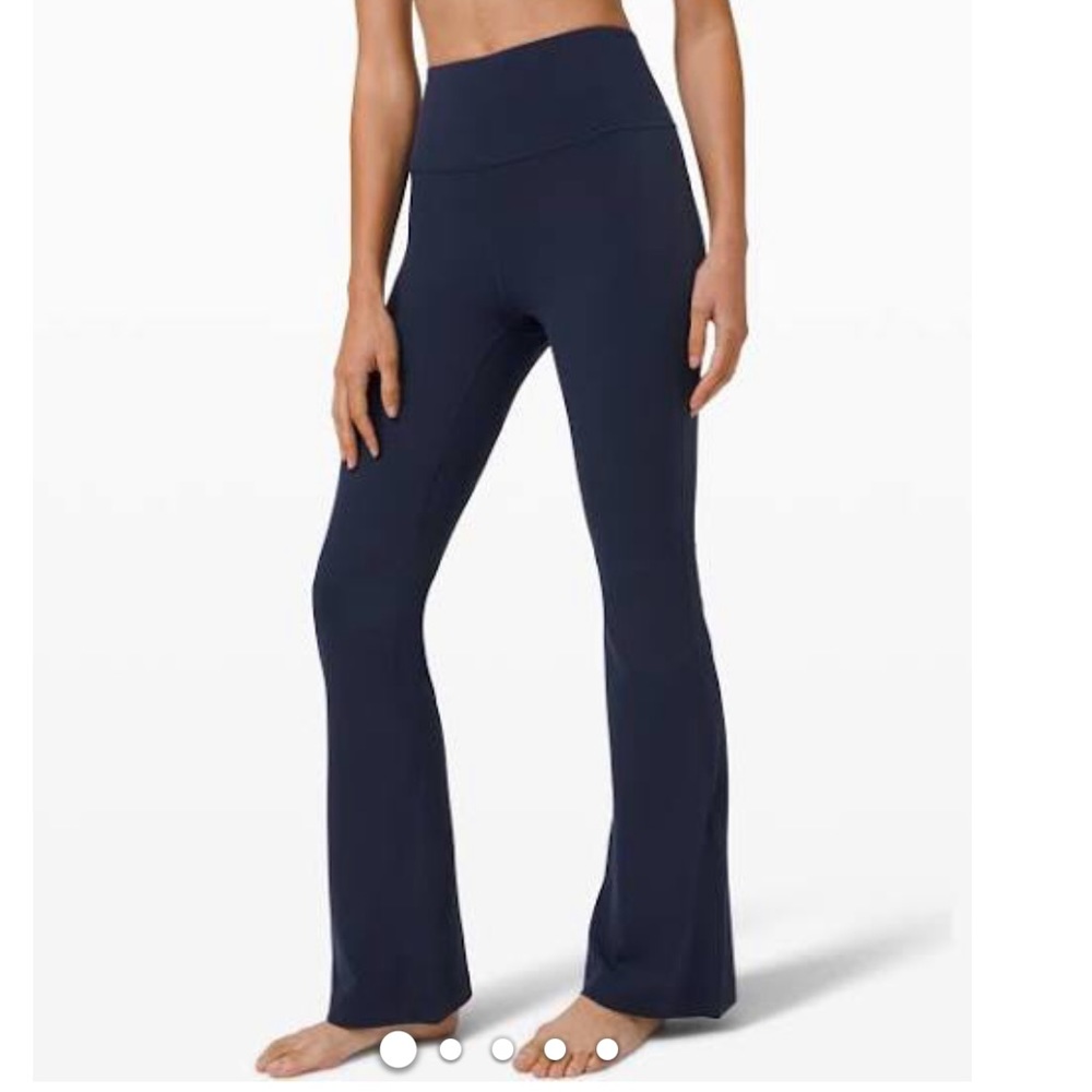 Lululemon Groove Pant Flare Super Hise-Rise; navy
